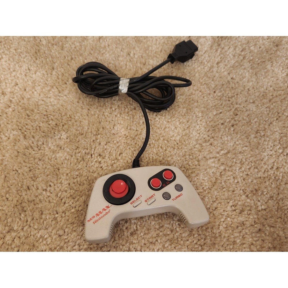 Nintendo NES Max Wired Controller Gray with Turbo Button for Nintendo NES